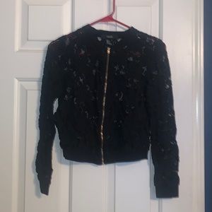 Forever 21 lace zip up